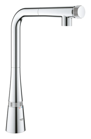 Змішувач для кухні з висувним виливом Grohe Zedra SmartControl (31593002) 31593002 фото