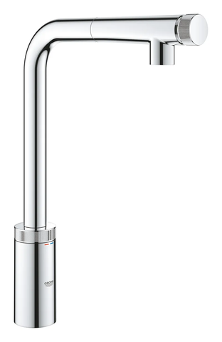 Змішувач для кухні з висувним виливом Grohe Eurosmart New (31613000) 31613000 фото