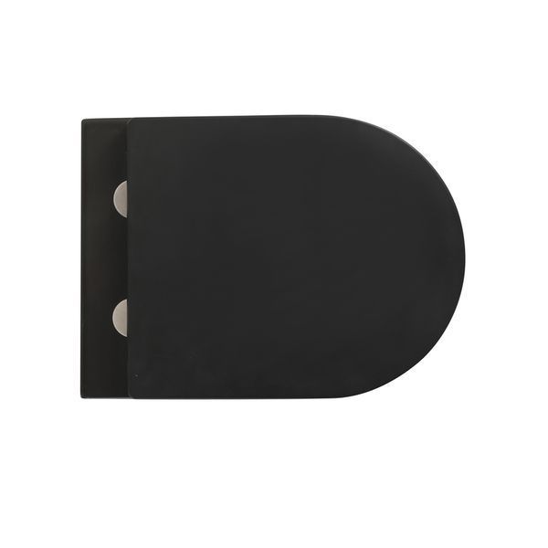 Унітаз підвісний Mixxus Premium BEVEL-0304-T1 BLACK 480x360x360mm сист. змиву TORNADO 1.0 (MP6677) MP6677 фото