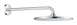 Верхній душ з настінним кронштейном Grohe Rainshower Mono (26557000) 26557000 фото 1