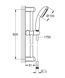 Душовий гарнітур зі штангою, 1 режим струменю Grohe New Tempesta Classic (27853001) 27853001 фото 5