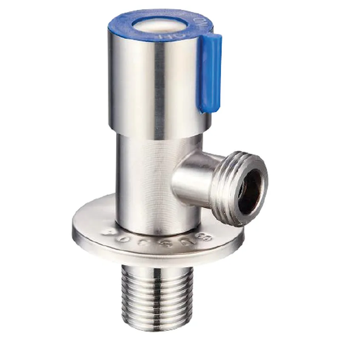 Кран для підключення сантехприборів 1 / 2x1 / 2 Mixxus VAL-01 синій (нерж. Сталь) (SS0048) SS0048 фото