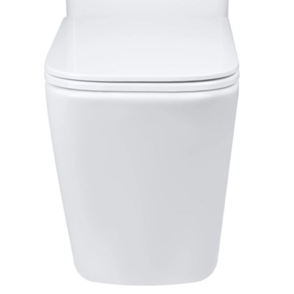 Чаша унітазу-компакту Mixxus Premium Quadro-0401-R Bowl 610х365х825 Rimless без сидіння (MI8339) MI8339 фото