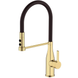 Змішувач для кухні Mixxus Premium Summer 017 BRUSHED GOLD REFL.BLACK (MI6964) MI6964 фото 1