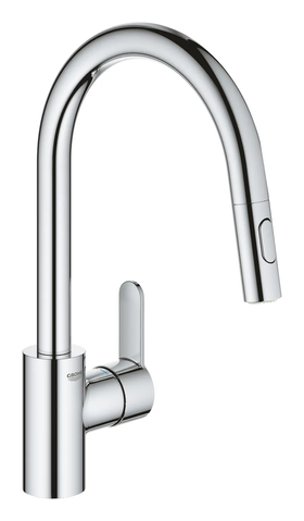 Змішувач для кухні з висувним виливом Grohe Eurostyle Cosmopolitan (31482003) 31482003 фото