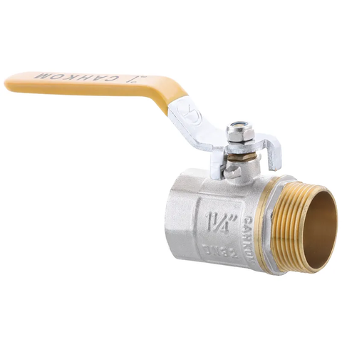 Кран кульовий СК 1 1/4" ГШВ YELLOW ART.607 (SK0068) SK0068 фото
