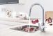 Змішувач для кухні з висувним виливом Grohe Eurostyle Cosmopolitan (31482003) 31482003 фото 3