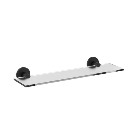 Полиця у ванну Zerix DELUX M1307A Black (40 см) (ZX4645) ZX4645 фото