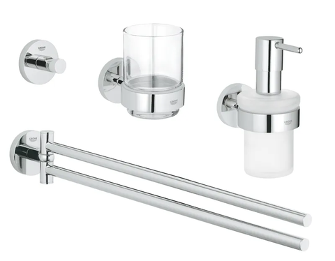 Набір аксесуарів 4 в 1 Grohe Essentials New (40846001) 40846001 фото