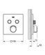 Змішувач прихованого монтажу на 2 споживача Grohe SmartControl Mixer (29148000) 29148000 фото 3