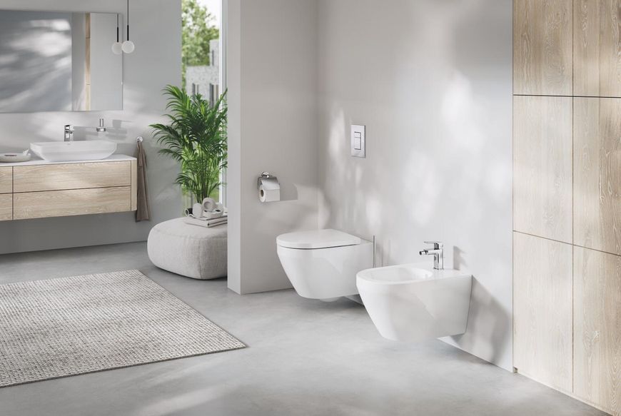 Одноважільний змішувач для біде S-розміру Grohe Cubeo (1018100000) 1018100000 фото
