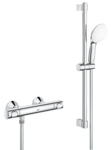 Термостат для душу Grohe Grohtherm 500 з душовим гарнітуром (34796001) 34796001 фото