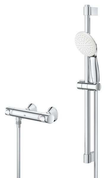 Термостат для душу Grohe Grohtherm 500 з душовим гарнітуром (34796001) 34796001 фото