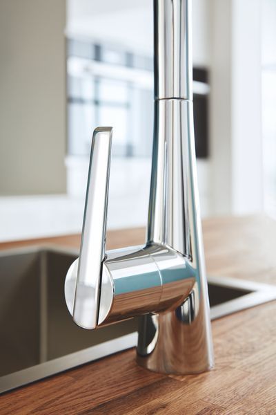 Змішувач для кухні з висувним виливом Grohe Zedra (32294002) 32294002 фото