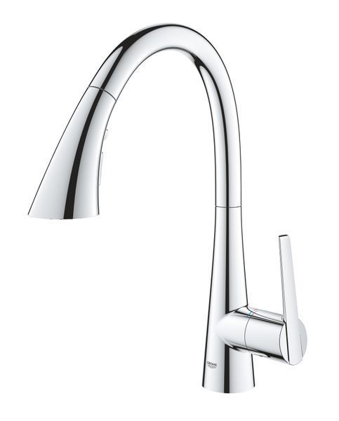 Змішувач для кухні з висувним виливом Grohe Zedra (32294002) 32294002 фото