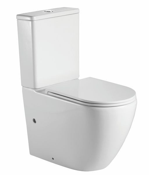 Чаша унітазу-компакту Mixxus Premium Ellipse-0402-T1 Bowl 660х390х855 Tornado 1.0 без сидіння (MI83 MI8347 фото