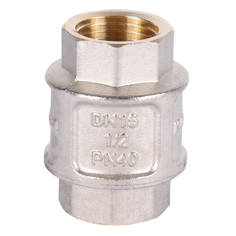 Клапан зворотний Koer (нікельований) 1/2" (Koer KR.172.N) (KR2780) KR2780 фото