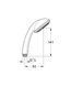 Ручний душ, 3 режими струменя Grohe New Tempesta Classic (28419002) 28419002 фото 2