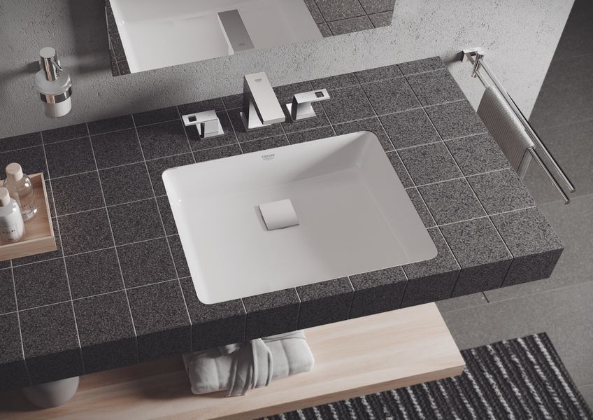 Раковина 50 вбудованого монтажу під стільницю Grohe Cube Ceramic 492х370 мм (3948000H) 3948000H фото