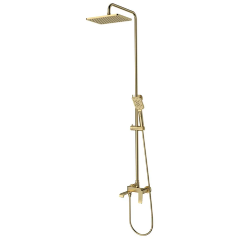 Душова колона зі змішувачем Mixxus Premium DALI 009-J Brushed Gold (MI6766) MI6766 фото