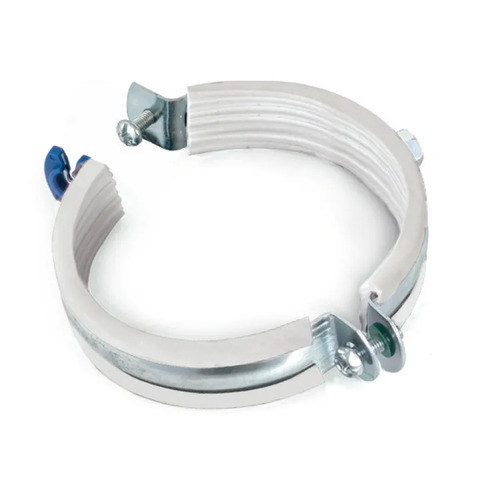 Хомут трубний оцинкований Koer KC.10.G 4" (110-118) (без анкера) сірий (KR2793) KR2793 фото