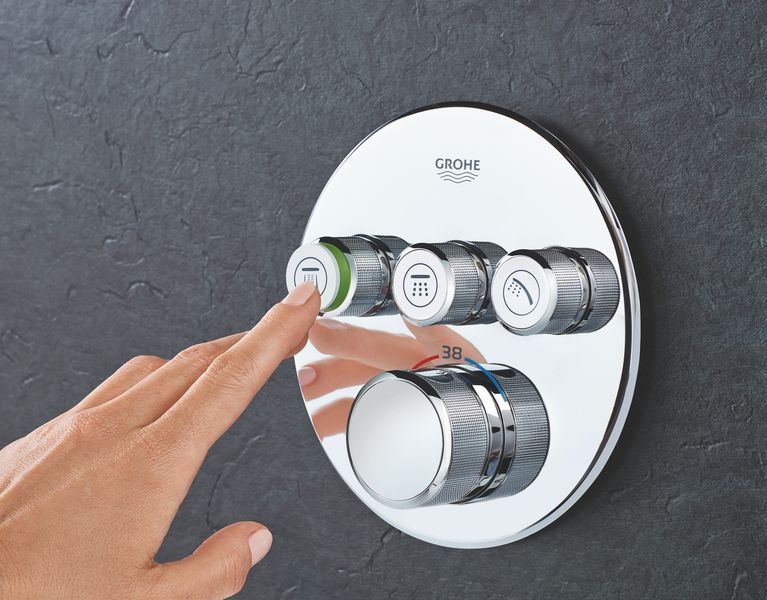 Термостат прихованого монтажу на 3 споживача Grohe Grohtherm SmartControl (29121000) 29121000 фото