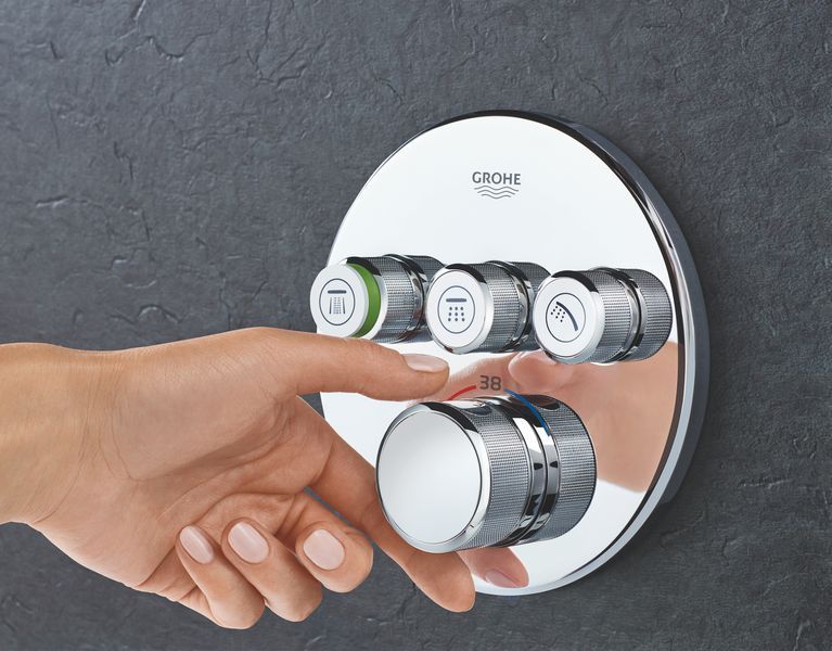 Термостат прихованого монтажу на 3 споживача Grohe Grohtherm SmartControl (29121000) 29121000 фото