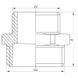 Ніпель редукційний 1/2 "х3 / 4" Koer KF.N0608 (KF0034) KF0034 фото 2