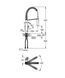Змішувач для кухні з гнучким виливом Grohe Eurocube (31395DC0) 31395DC0 фото 5