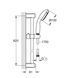 Душовий комплект 2в1 Grohe BauLoop UA26129002N (2334000+27598001) (UA26129002N) UA26129002N фото 2