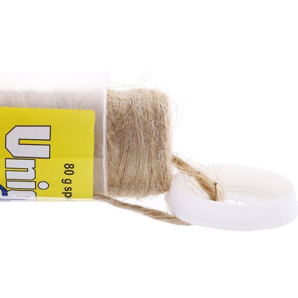 Льон сантехнічний Unipak Unigarn 80г. (Котушка в контейнері) (UP0587) UP0587 фото