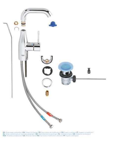 Змішувач для раковини M-розміру Grohe Essence New (23462001) 23462001 фото