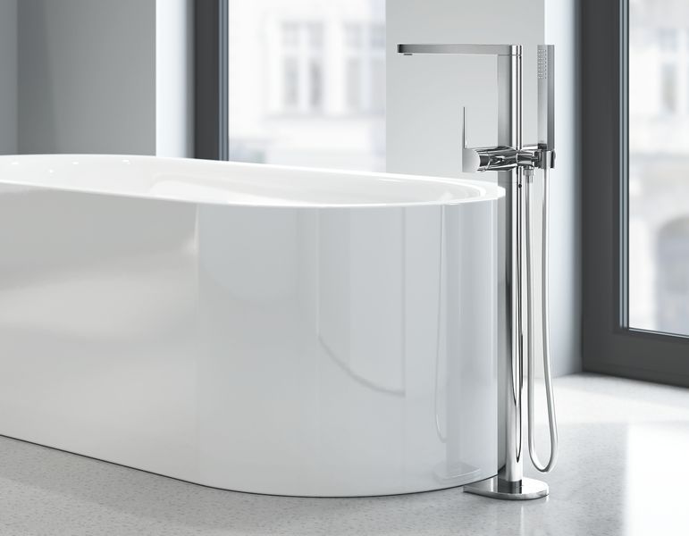 Змішувач для ванни Grohe Plus одноважільний, підлогового монтажу (23846003) 23846003 фото