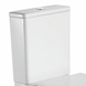 Бачок до унітазу-компакту Mixxus Premium Ellipse-0402-R Tank 660х390х855 зі зливною арматурою (MI83 MI8319 фото 1