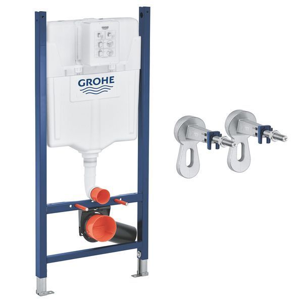 Комплект Grohe Set Унітаз ELLIPSE-0305-T3 + Інсталяція UA388400WG + панель 38732000 (388400WGELLIPS 388400WGELLIPS0305T3 фото