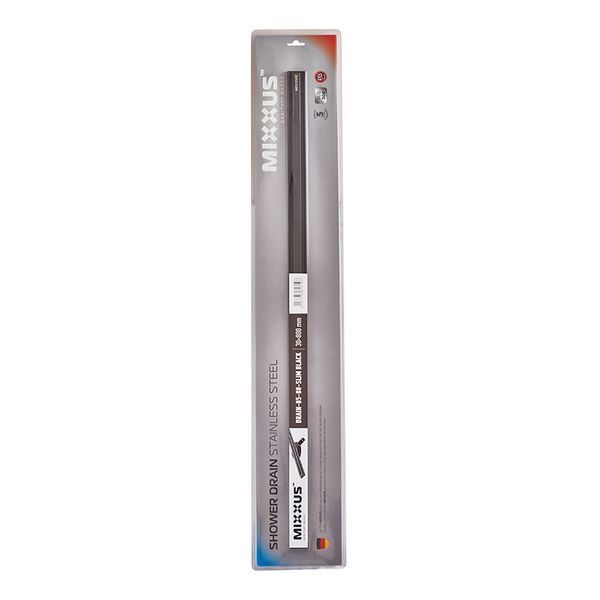 Душовий трап з нерж. сталі SUS304 Mixxus Drain-05-80-Slim Black (30x800мм) (Чорний) (MI6171) MI6171 фото