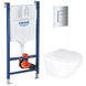 Комплект Grohe Set Унітаз ELLIPSE-0305-T3 + Інсталяція UA388400WG + панель 38732000 (388400WGELLIPS 388400WGELLIPS0305T3 фото 1