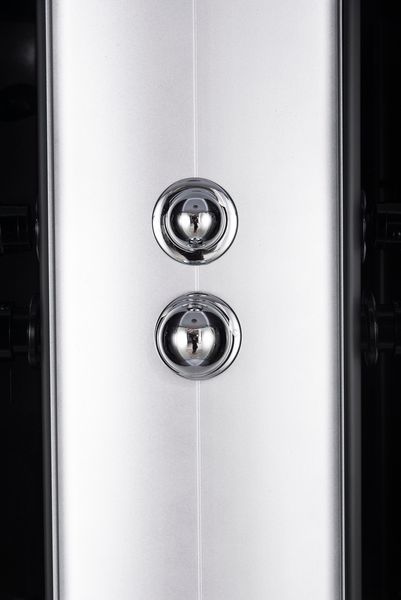 Бокс душовий без гідромасажу Mixxus STRONG SB01-90x90x215-FB SATIN з високим піддоном (MI6884) MI6884 фото