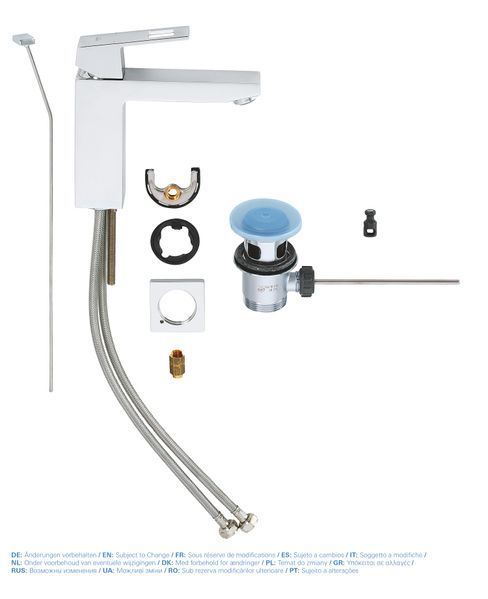 Змішувач для раковини M-розміру Grohe Eurocube (23445000) 23445000 фото