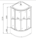 Бокс душовий без гідромасажу Mixxus STRONG SB01-90x90x215-FB SATIN з високим піддоном (MI6884) MI6884 фото 10