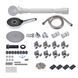 Бокс душовий без гідромасажу Mixxus STRONG SB01-90x90x215-FB SATIN з високим піддоном (MI6884) MI6884 фото 4