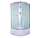 Бокс душовий без гідромасажу Mixxus STRONG SB01-90x90x215-FB SATIN з високим піддоном (MI6884) MI6884 фото 1