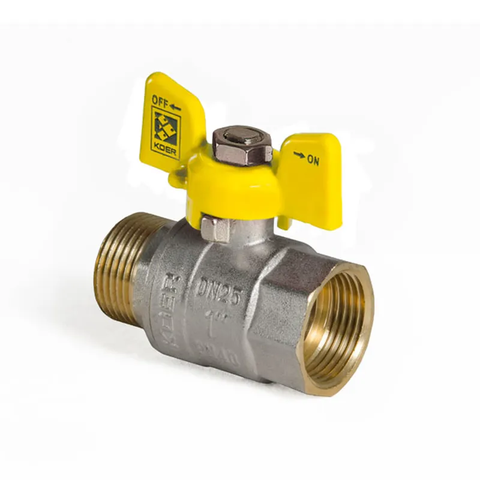 Кран кульовий Koer 1" ГШБ газ (KR.518.PR.GAS) (KR0054) KR0054 фото