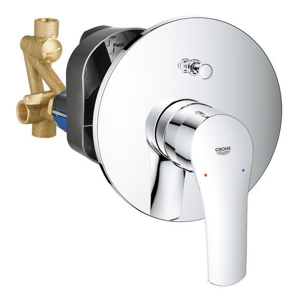 Душова система прихованого монтажу зі змішувачем Grohe Eurosmart New (UA25183004) UA25183004 фото