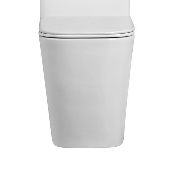 Чаша унітазу-компакту Mixxus Quadro-0404-T1 Bowl 660х360х820 Tornado 1.0 без сидіння (MI8342) MI8342 фото