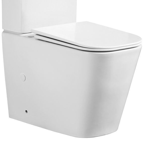 Чаша унітазу-компакту Mixxus Quadro-0404-T1 Bowl 660х360х820 Tornado 1.0 без сидіння (MI8342) MI8342 фото