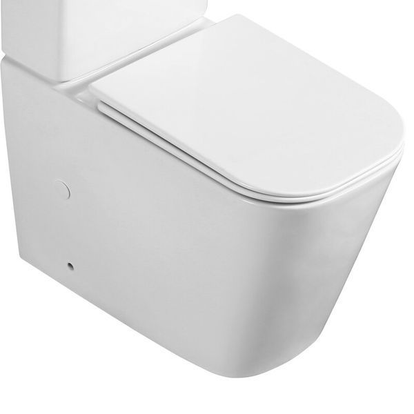 Чаша унітазу-компакту Mixxus Quadro-0404-T1 Bowl 660х360х820 Tornado 1.0 без сидіння (MI8342) MI8342 фото