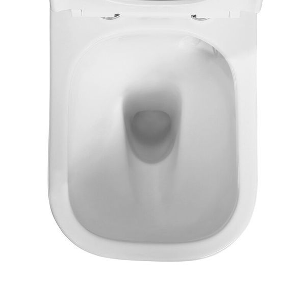 Чаша унітазу-компакту Mixxus Quadro-0404-T1 Bowl 660х360х820 Tornado 1.0 без сидіння (MI8342) MI8342 фото