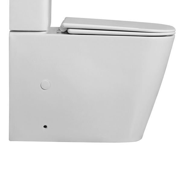 Чаша унітазу-компакту Mixxus Quadro-0404-T1 Bowl 660х360х820 Tornado 1.0 без сидіння (MI8342) MI8342 фото