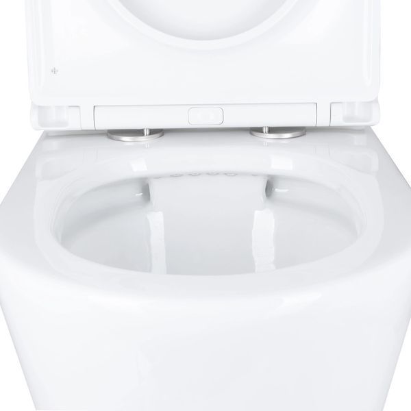 Чаша унітазу-компакту Mixxus Bevel-0405-R Bowl 605х370х800 Rimless без сидіння (MI8352) MI8352 фото